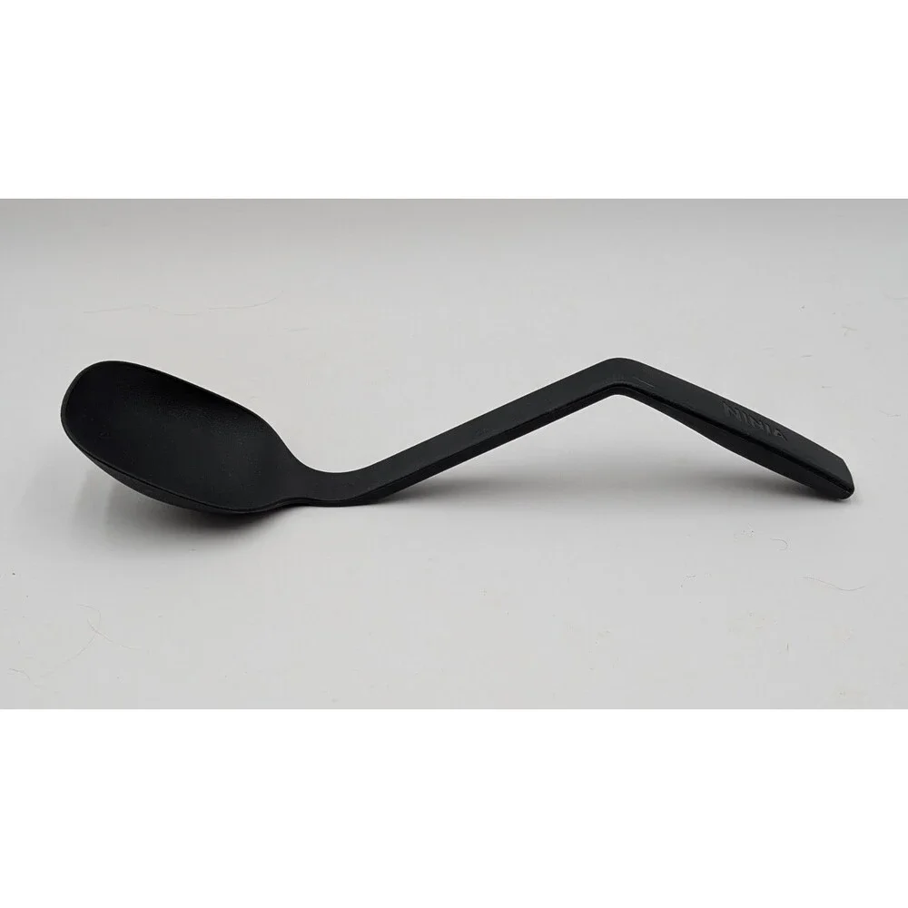 Ninja Cooking System Black Spoon/Ladle Replacement Utensil Long Curved Handle
